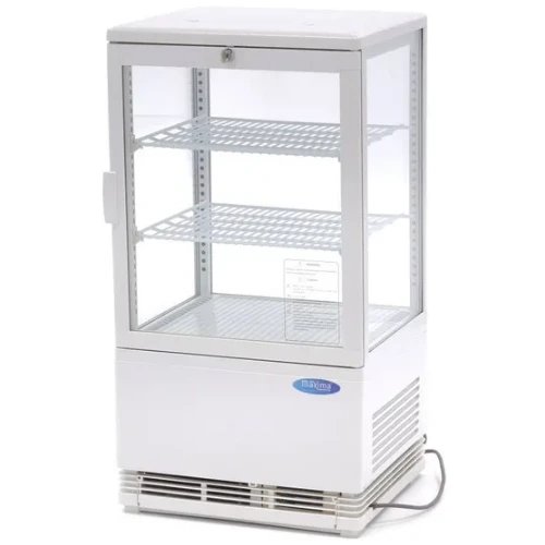 Maxima Gastro Kühlvitrine - 58 liter - 43 cm - Weiß - 09400800 - 09400800