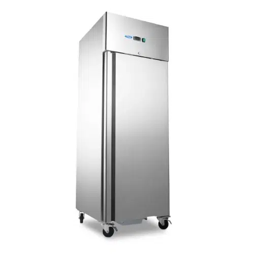 Maxima Fischkühlschrank 600 liter - 7 Behälter (60 x 40 cm) - auf Rädern - Rostfreier Stahl - B680xT820xH1980 mm - 09400002 - 09400002