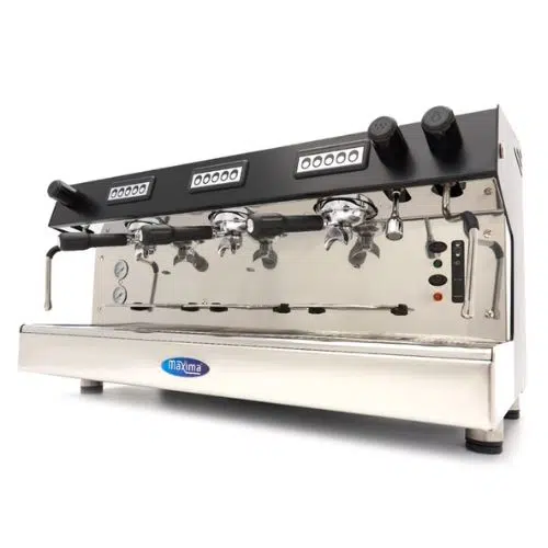 Maxima Gastro Espressomaschine - 3 Kolben - 540 Tassen pro Stunde - 09100003 - 09100003