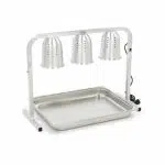Gastro Wärmelampe - 3 Lampen - inkl. Lampen und 1 x 2/1 GN -Behälter - Maxima 09362042 - 09362042