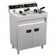 Combisteel Elektro Fritteuse mit Unterschrank - 2 x 9 liter - 2 x 3.3 kW - 2 x 230 V - 7455.0985 - 7455.0985