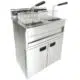 Combisteel Elektro Fritteuse mit Unterschrank - 2 x 9 liter - 2 x 3.3 kW - 2 x 230 V - 7455.0985 - 7455.0985