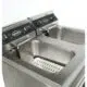 Combisteel Elektro Fritteuse mit Unterschrank - 2 x 9 liter - 2 x 3.3 kW - 2 x 230 V - 7455.0985 - 7455.0985