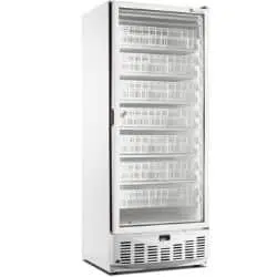 Gastro Tiefkühlschrank 525 liter mit Glastür - WEIß - MM5 N PV - Saro 486-4025 - 486-4025