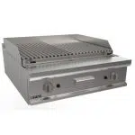 Saro Gastro Gas Lavasteingrill 800 mm - 22 kW Tischmodell LQ/BS2BB - 423-8805 - 423-8805