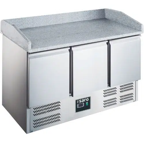 Saro Pizzatisch 3 Türen - Modell ES 903 PZ - B1400xT700xH866/1016mm - 465-1070 - 465-1070