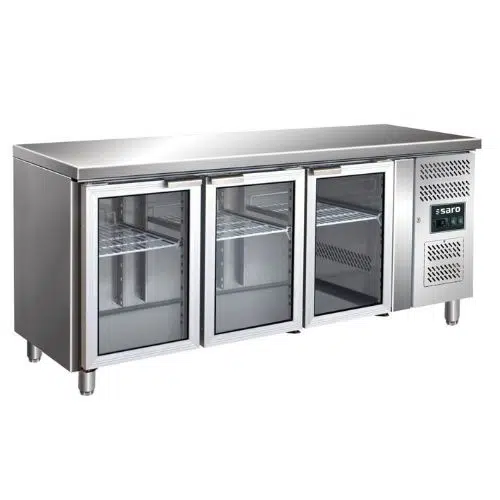 Saro Kühltisch 3 Glastüren - Modell GN 3100 TNG - 323-3152 - 323-3152