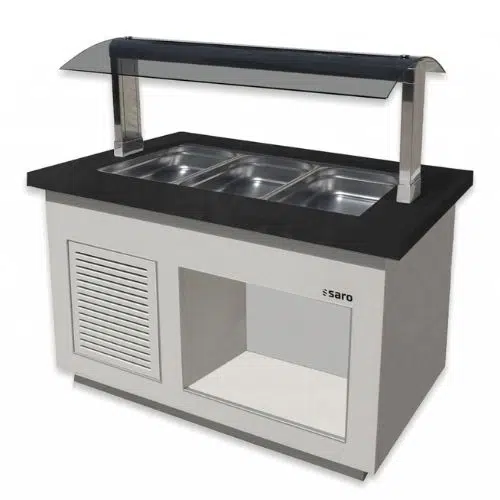 Salatbar für 3x 1/1 GN - PREMIUM LINE SB-K130 weiß - Saro 366-2000 - 366-2000