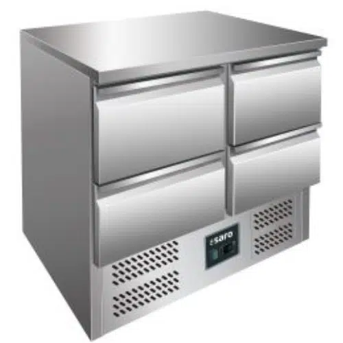 Saro Gastro Kühltisch mit 4 Schubladen - 4x 1/2GN - VIVIA S901 S/S TOP - 323-1009 - 323-1009
