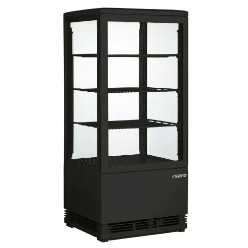 Saro Gastro Kühlvitrine 78 Liter - Schwarz - Modell SC 80 - 330-1009 - 330-1009