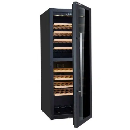 Saro 446-1010 - Weinlagerschrank 77 Flaschen - 2 Zonen - WK 77 D - 446-1010