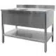 Spültisch 1 Becken, links - B 1200 x T 600 mm | SARO 600-2510L - 600-2510L