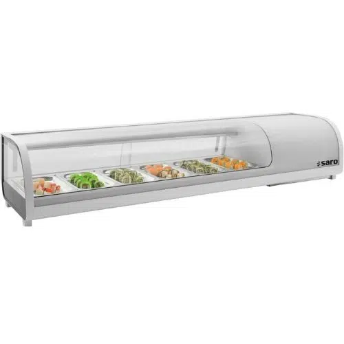 Saro Sushivitrine - 6x 1/3 GN - 1529 mm - Modell SAMIRA - Saro 330-1110 - 330-1110