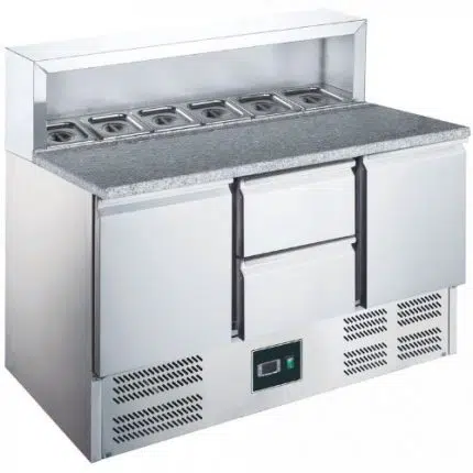 Saro Pizzatisch 2 Tür.+2 Schubl, Aufsatz, EPS 903 2/2 - 465-1055 - 465-1055