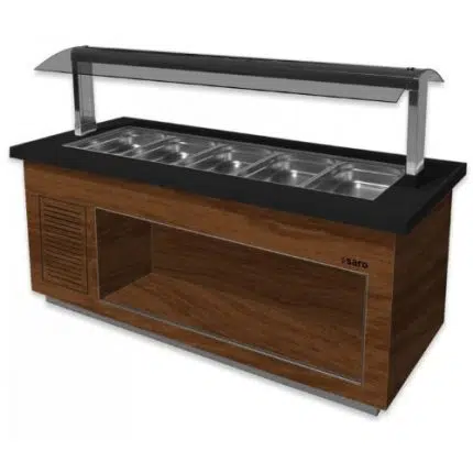 Heißes Buffet Modell PREMIUM LINE SB-H170 Walnuss | SARO 366-2305 - 366-2305