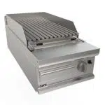 Saro Gastro Lavasteingrill 400 mm - Tischmodell LQ/BS1BB - 423-8800 - 423-8800