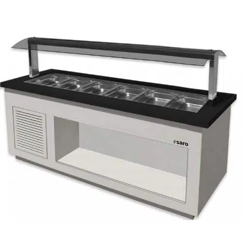 Salatbar für 6x 1/1 GN, PREMIUM LINE SB-K230 weiß | SARO 366-2015 - 366-2015