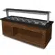 Salatbar 6x 1/1 GN - PREMIUM LINE SB-K230 Walnuss - Saro 366-2215 - 366-2215