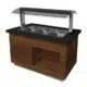 Salatbar 3x 1/1 GN - PREMIUM LINE SB-K130 - Walnuss - Saro 366-2200 - 366-2200
