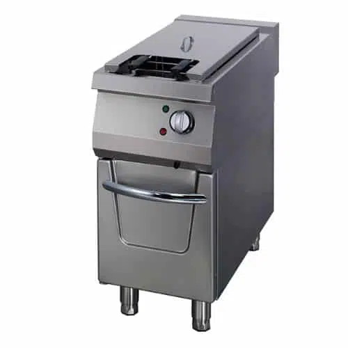 Fritteuse mit Unterschrank | 1 x 22 Liter | 400V - 18 kW | Abflusshahn | 90 cm tief | Maxima 09398607 - 09398607