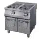 Gastro Fritteuse Elektrisch - 2 x 22 liter - Doppeleinheit - 90 cm Tief - Maxima 09398608 - 09398608