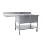 Spülcenter 2 Becken, rechts - B 1800 x T 600 mm | SARO 600-2615R - 600-2615R