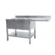 Spülcenter 2 Becken, links - B 1600 x T 700 mm | Saro 700-2610L - 700-2610L