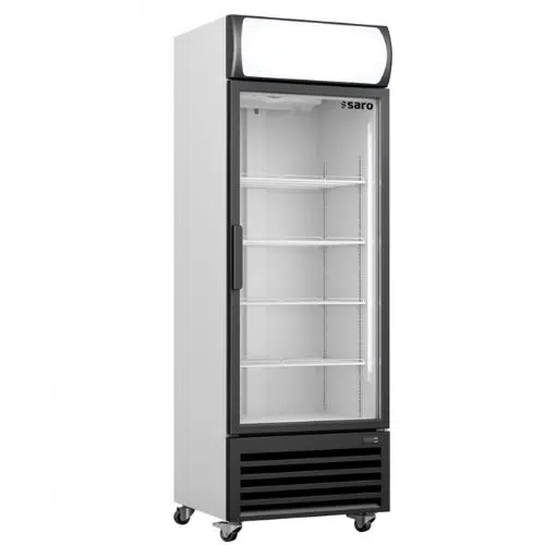 Saro Kühlschrank, Glastür + Werbetafel, Modell GTK 370 - 453-1004 - 453-1004