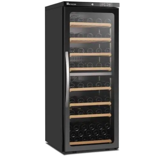 SARO 486-1005 - Weinkühlschrank, Glastür, 2 zonen, CV 350 PV 2T - 486-1005