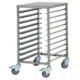 Regalwagen 10 x 60/40 GN - TW 60/40L Längseinschub - Saro 487-1090 - 487-1090