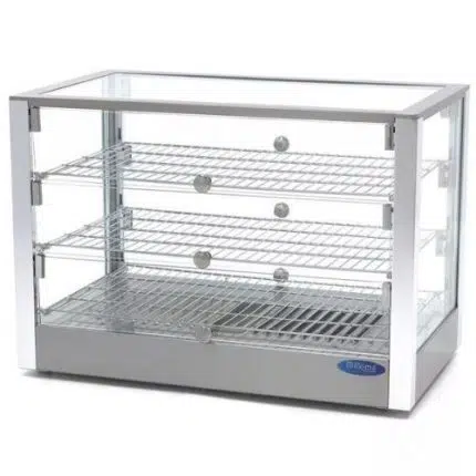 Gastro Wärmevitrine - 115 liter - 70 cm - 3 Regale | Maxima 09400788 - 09400788