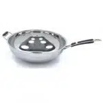 Induksjons wokpanne i rustfritt stål | Ø360xH110mm | MAXIMA | MAXCE | 09371060 | 203088 - 09371060