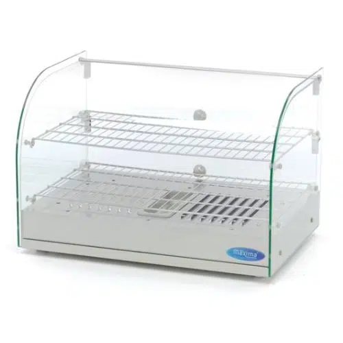 Gastro Wärmevitrine - 45 liter - 55 cm - 2 Regale - Maxima 09400775 - 09400775