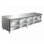 Unterbaukühltisch - 4x2 Schubladen - UGN 4180 TN - SARO 323-3127 - 323-3127