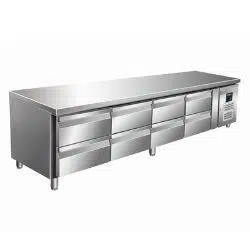 Unterbaukühltisch - 4x2 Schubladen - UGN 4180 TN - SARO 323-3127 - 323-3127