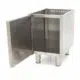 Gastro Arbeitsschrank - Einzeleinheit - 60 cm Tief - inkl. Tür - Maxima 09391950 - 09391950