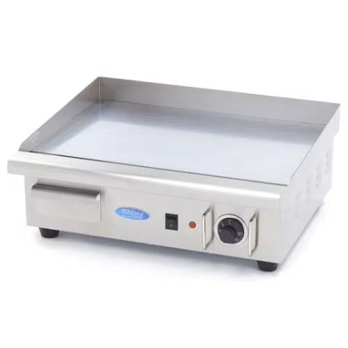 Gastro Grillplatte - Glatte Chrom - 55 cm - inkl. Tropfschale - Maxima 09365163 - 09365163