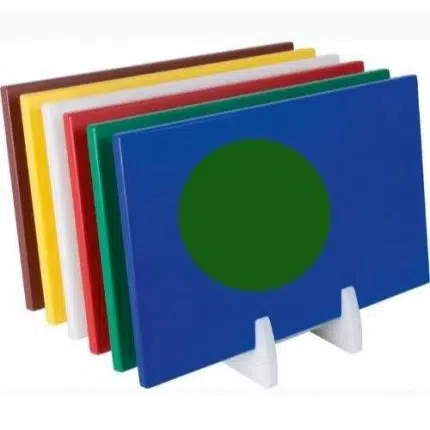 Polyethylen-Schneidebrett, Anti-Rutsch-Füße, grün | SARO 387-1005 - 387-1005