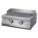 Gastro Premium Grillplatte - Gerilltes Chrom - Doppeleinheit - 90 cm Tief - Elektrisch - Maxima 09398589 - 09398589