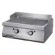 Gastro Premium Grillplatte - Gerilltes Chrom - Doppeleinheit - 90 cm Tief - Elektrisch - Maxima 09398589 - 09398589