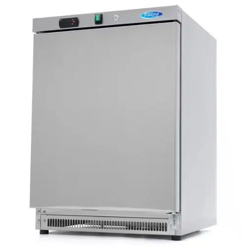 Maxima Gastro Gefrierschrank - 200 liter - 2 Feste Regale - Rostfreier Stahl - 09405005 - 09405005