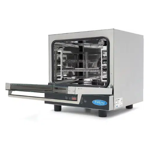 Maxima Gastro Combi Dampfofen - Passt 4 x 2/3 GN Tabletts - Digital Anzeige - 08500201 - 08500201