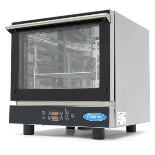 Maxima Gastro Combi Dampfofen - Passt 4 x 2/3 GN Tabletts - Digital Anzeige - 08500201 - 08500201