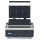 Maxima Gastro Donut Maker - 6 Donuts - Ø8 cm - mit Eingebauter Timer - 09374010 - 09374010