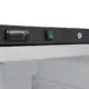 Maxima Gastro Kühlschrank 600 liter - Schwarz - mit Glastür - 09405032 - 09405032