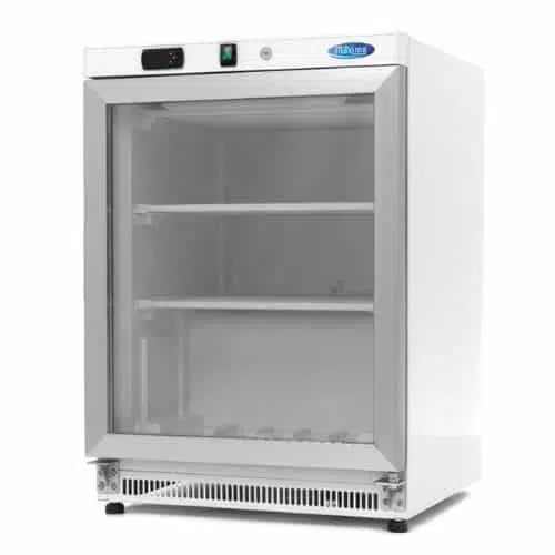 Maxima Gastro Gefrierschrank Glastür - 200 liter - Weiß - 09405007 - 09405007 Maxima Gastro Gefrierschrank Glastür - 200 liter - Weiß - 09405007 - 09405007