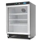 Maxima Gastro Kühlschrank - 200 liter - Schwarz - mit Glastür - 09405008 - 09405008