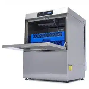 Maxima Gastro Spülmaschine unterbaufähig - 50 x 50 cm - mit Spülenhilfepumpe - Digital Anzeige - 400 V - 09211005 - 09211005