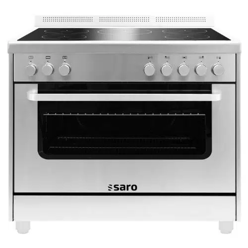 Gastro Induktionsherd+Elektrobackofen - TS95IND61X - SILBER - Saro 331-1200 - 331-1200