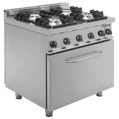 Saro Gasherd mit Elektrobackofen Modell E7/KUPG4LE - 423-1035 - 423-1035